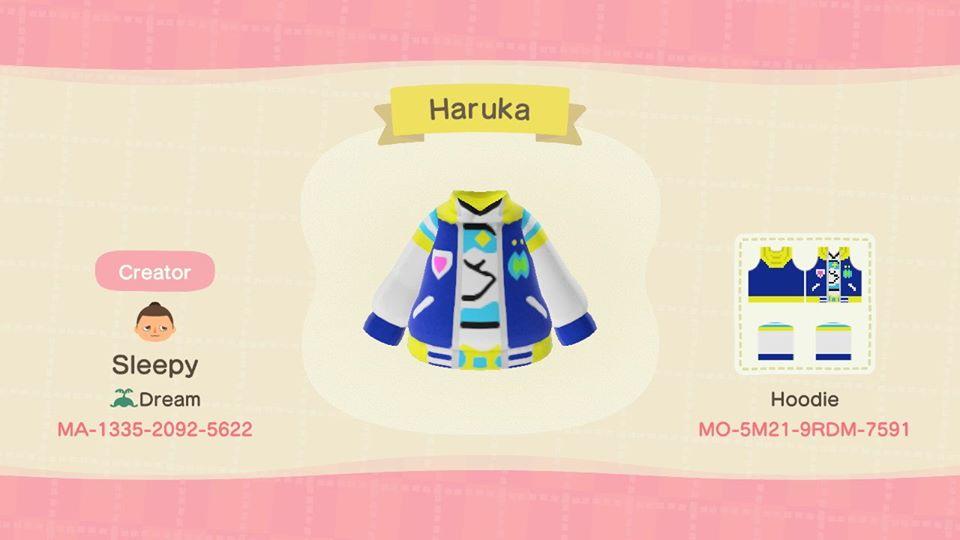 Animal Crossing Design Code: MO-5M21-9RDM-7591 Free Hakuka