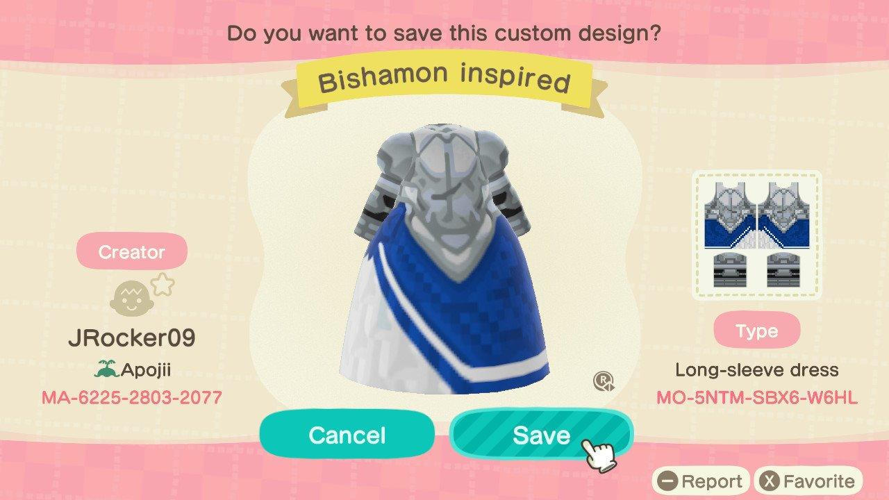 Animal Crossing Design Code: MO-5NTM-SBX6-W6HL Noragami Bishamon1