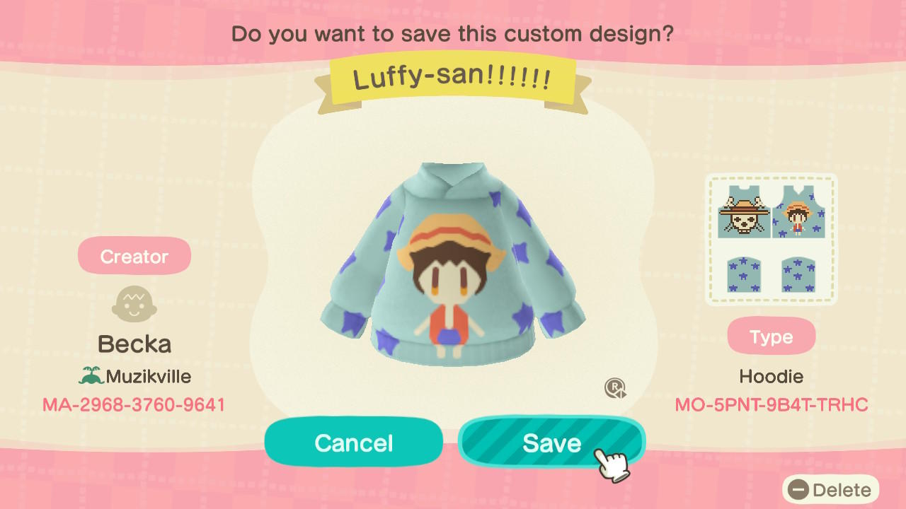 Animal Crossing New Horizons Design ID Codes, ACNH Creator IDs Database