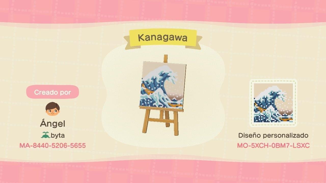 Animal Crossing Design Code: MO-5XCH-0BM7-LSXC Kanagawa