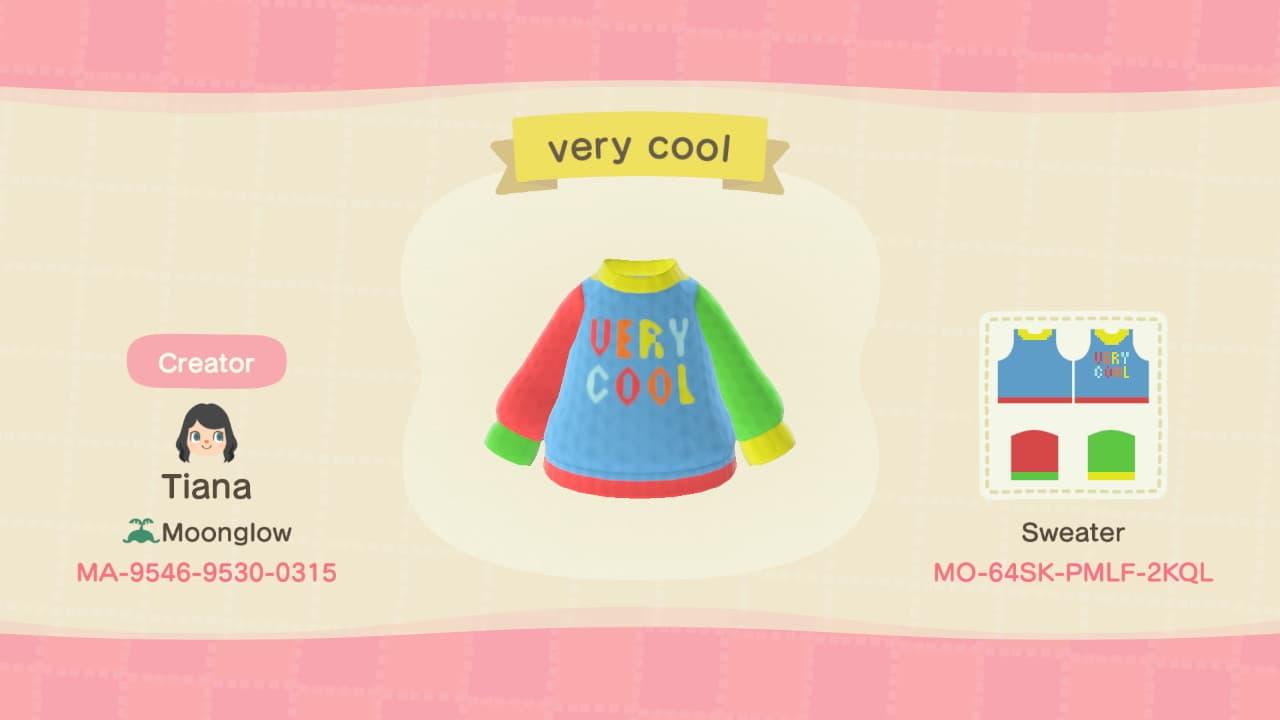 Animal Crossing Design Code: MO-64SK-PMLF-2KQL very cool