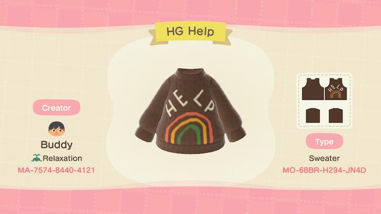 Animal Crossing Design Code: MO-68BR-H294-JN4D H. Goodspeed Help