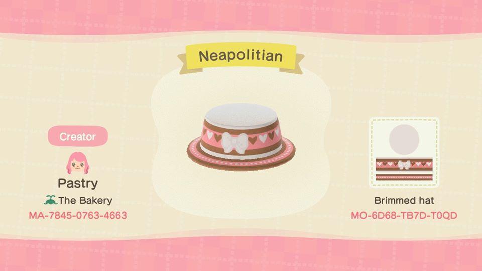 Animal Crossing Design Code: MO-6D68-TB7D-T0QD Neapolitian