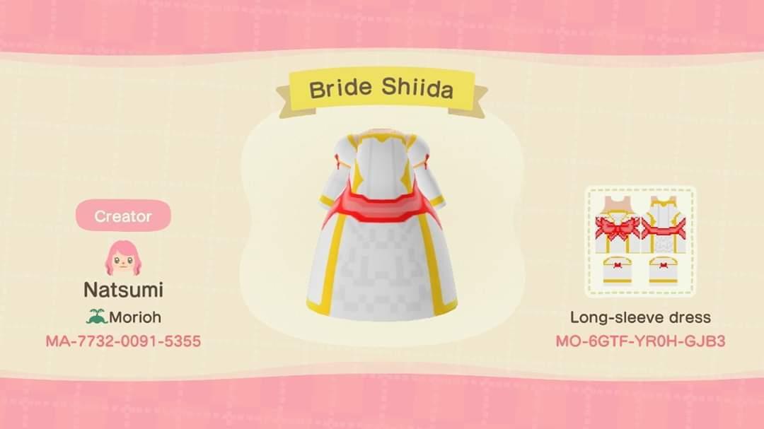 Animal Crossing Design Code: MO-6GTF-YR0H-GJB3 Fire Emblem - Bride