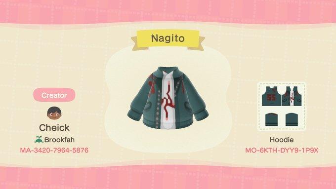 Animal Crossing Design Code: MO-6KTH-DYY9-1P9X Nagito Komaeda
