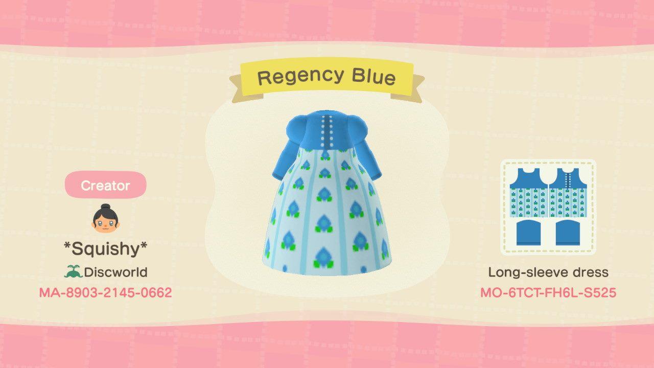Animal Crossing Design Code: MO-6TCT-FH6L-S525 Regency Blue