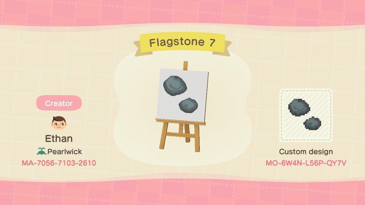 Animal Crossing Design Code: MO-6W4N-L56P-QY7V Flagstone 7