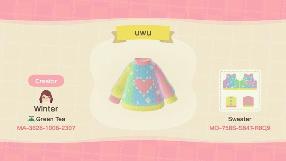Animal Crossing Design Code: MO-758S-S84T-R8Q9 UwU
