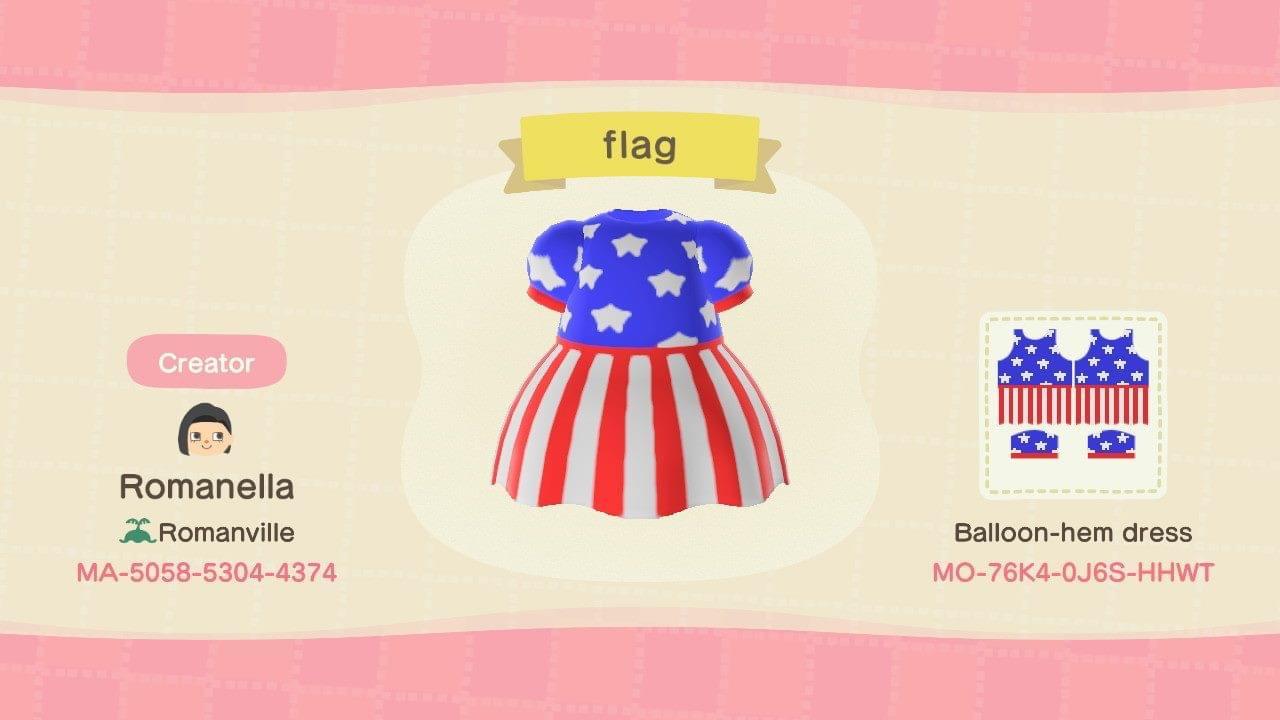 Animal Crossing Design Code: MO-76K4-0J6S-HHWT Flag