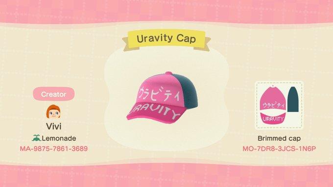 Animal Crossing Design Code: MO-7DR8-3JCS-1N6P (MHA) Uravity Cap