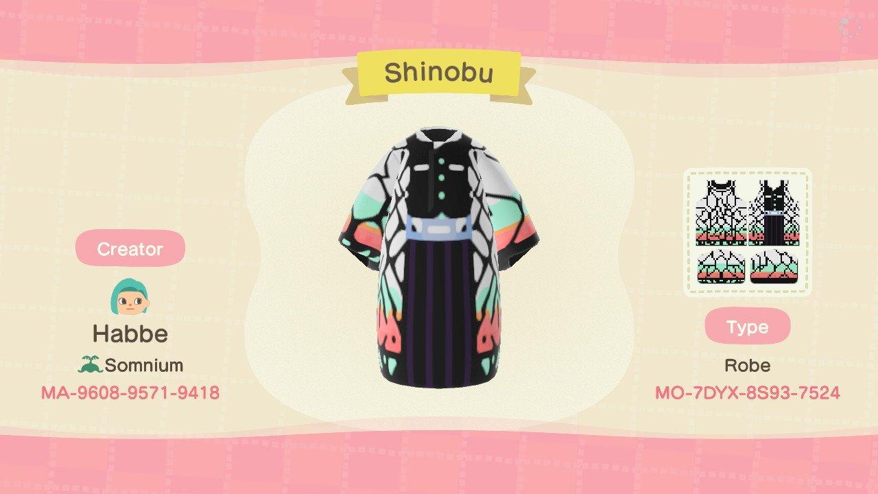 Animal Crossing Design Code: MO-7DYX-8S93-7524 Shinobu