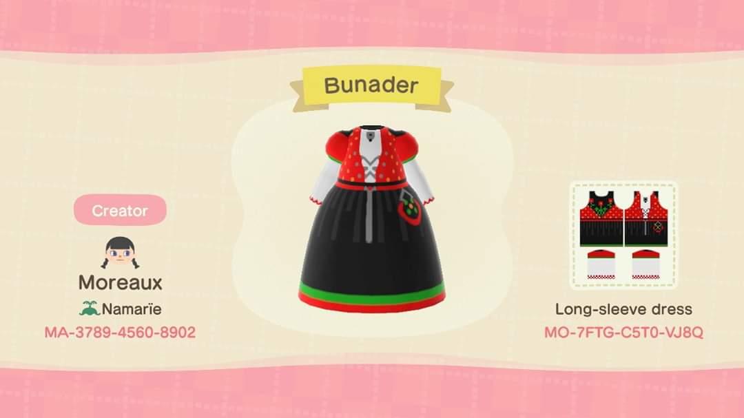 Animal Crossing Design Code: MO-7FTG-C5T0-VJ8Q Bunader