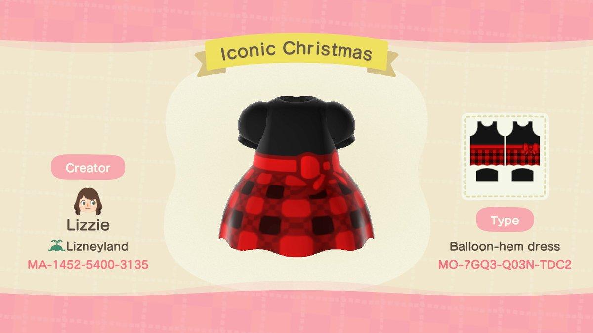 Animal Crossing Design Code: MO-7GQ3-Q03N-TDC2 Iconic Christmas Fit