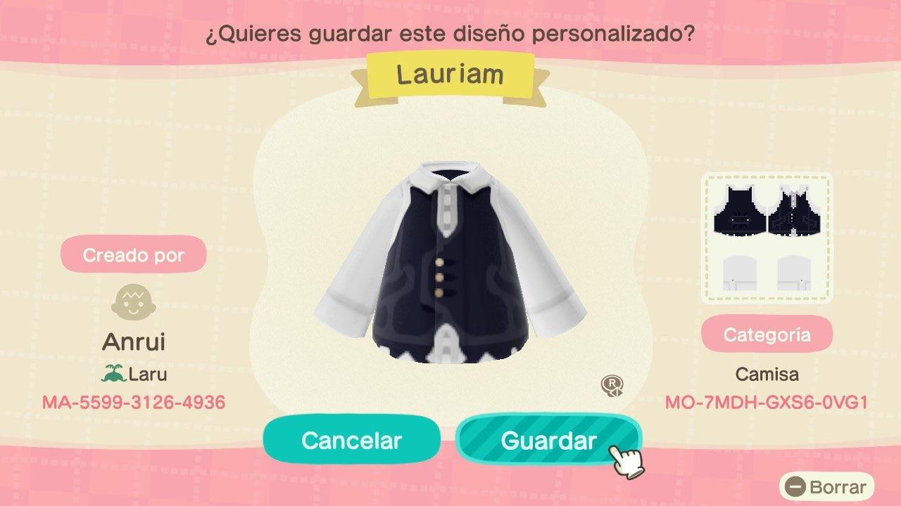 Animal Crossing Design Code: MO-7MDH-GXS6-0VG1 KHX - Lauriam