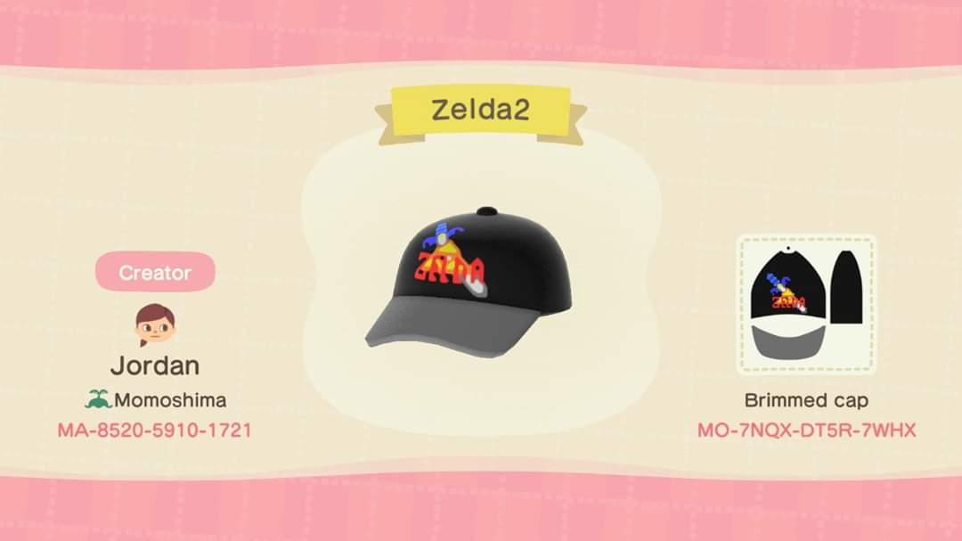 Animal Crossing Design Code: MO-7NQX-DT5R-7WHX Zelda2