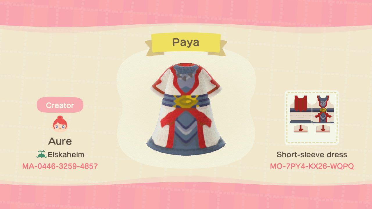 Animal Crossing Design Code: MO-7PY4-KX26-WQPQ Paya