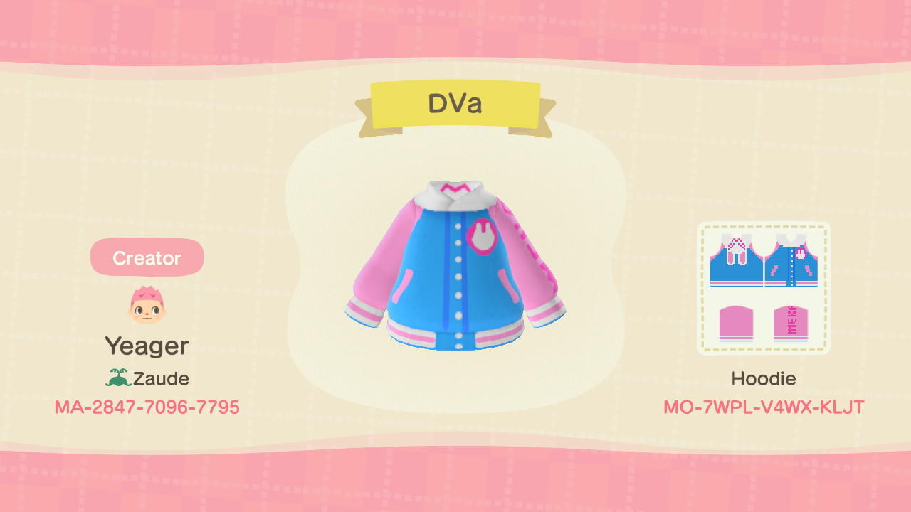 Animal Crossing Design Code: MO-7WPL-V4WX-KLJT DVa