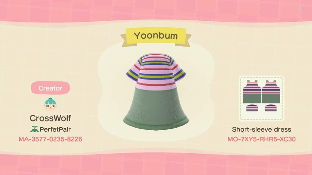 Animal Crossing Design Code: MO-7XY5-RHR5-XC30 Yoonbum