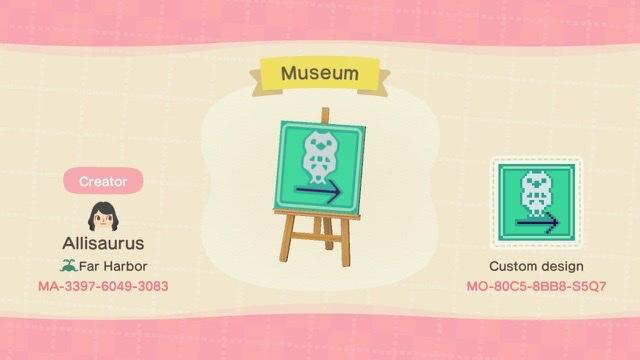 Animal Crossing Design Code: MO-80C5-8BB8-S5Q7 Museum