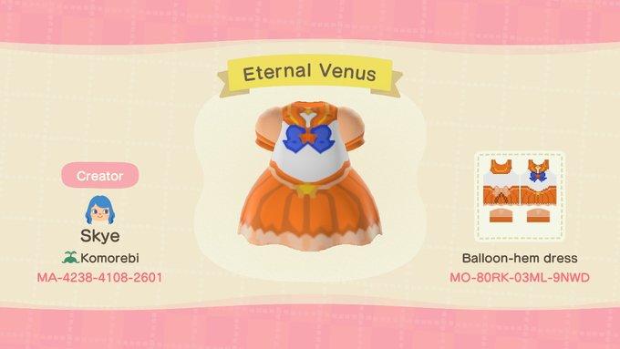 Animal Crossing Design Code: MO-80RK-03ML-9NWD Eternal Venus
