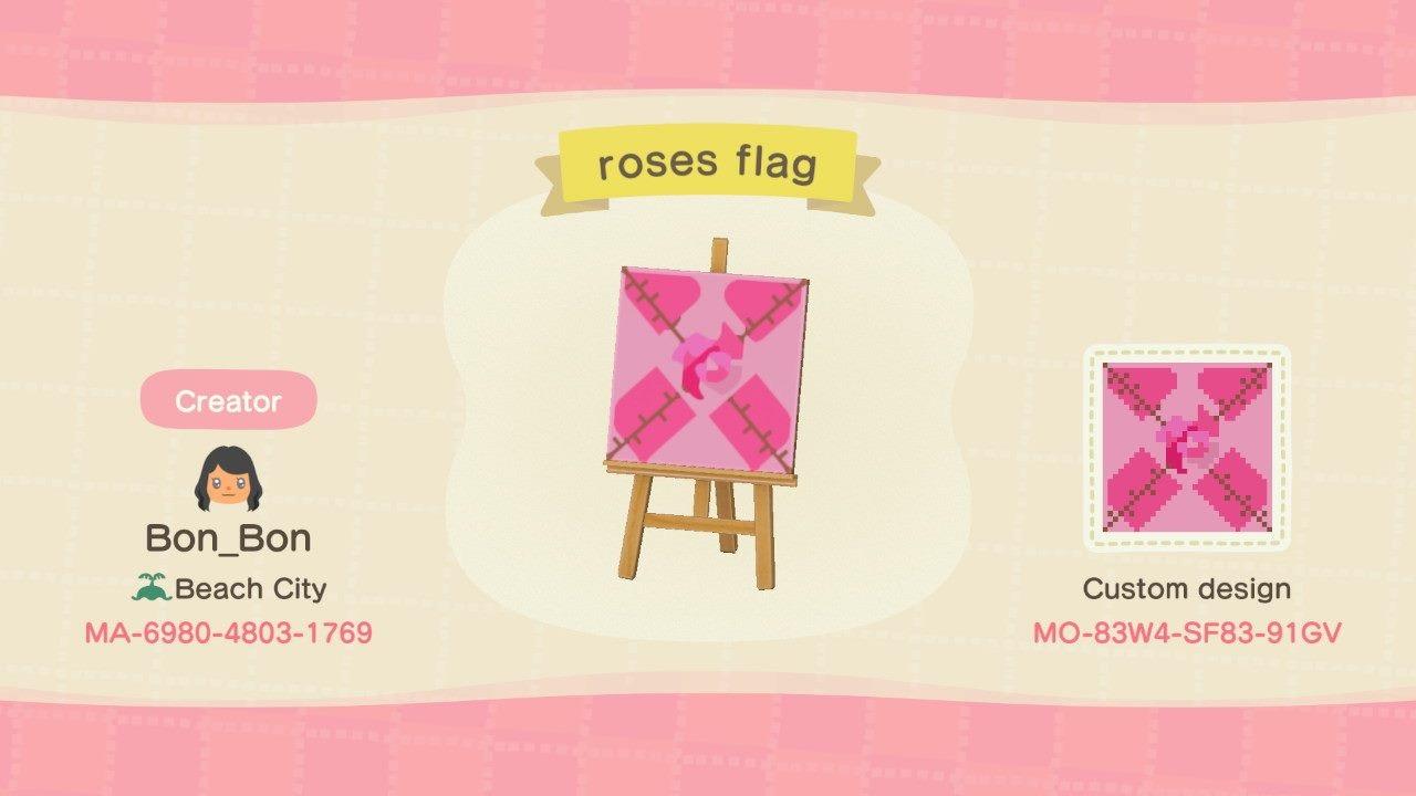 Animal Crossing Design Code: MO-83W4-SF83-91GV RQ war flag
