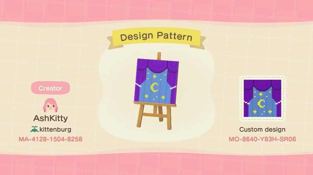 Animal Crossing Design Code: MO-8640-Y83H-SR06 fortune teller booth