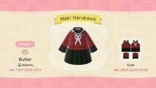 Animal Crossing Design Code: MO-881K-2LXS-3TRQ Maki Harukawa