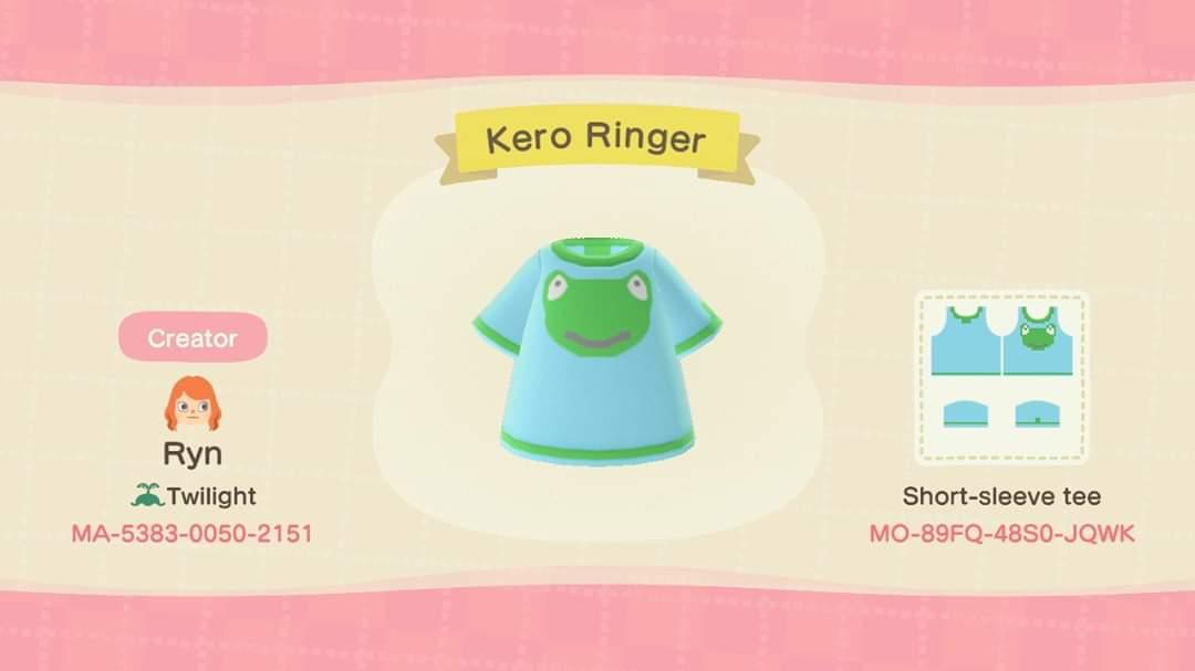 Animal Crossing Design Code: MO-89FQ-48S0-JQWK Kero Ringer