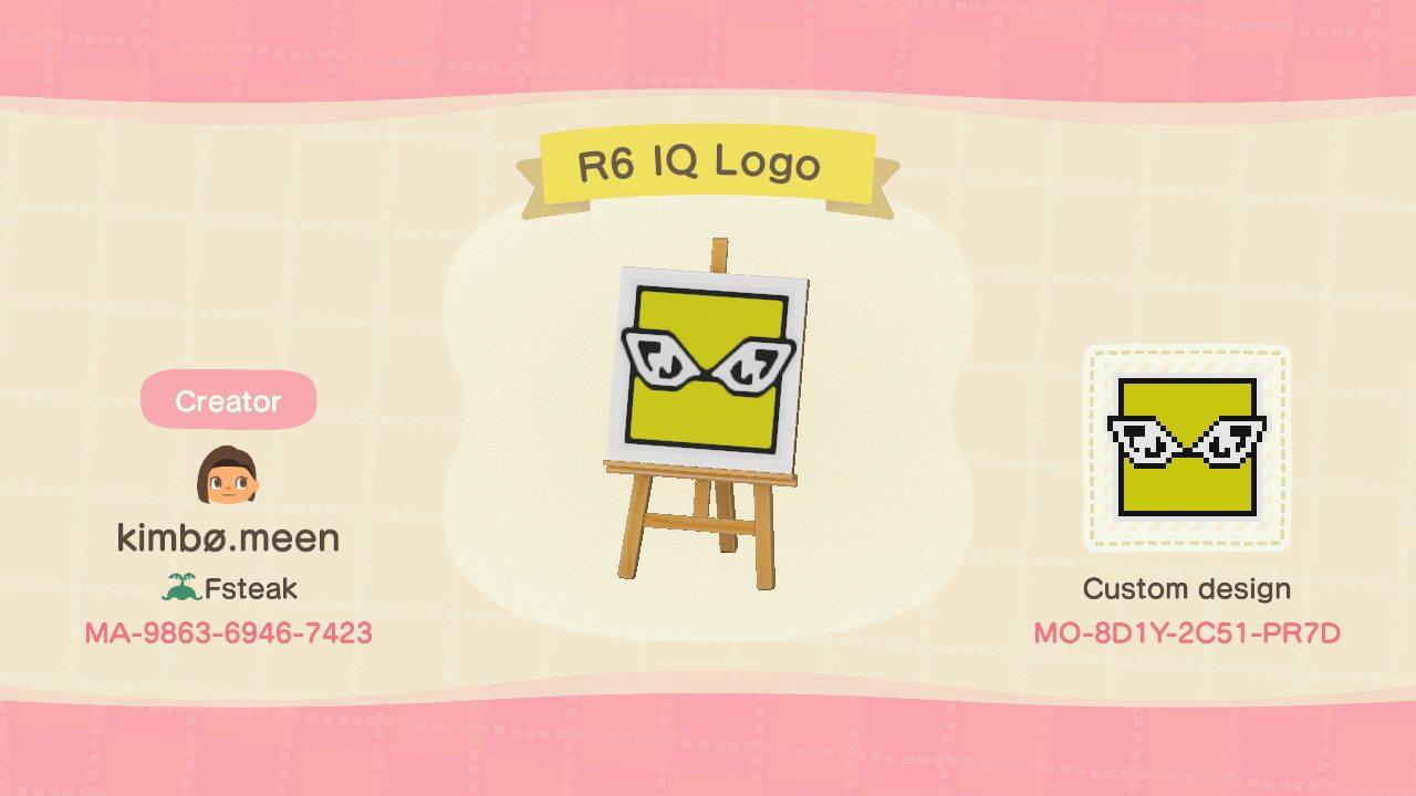 Animal Crossing Design Code: MO-8D1Y-2C51-PR7D R6 IQ