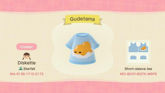 Animal Crossing Design Code: MO-8D3Y-BQTK-W6P9 Gudetama