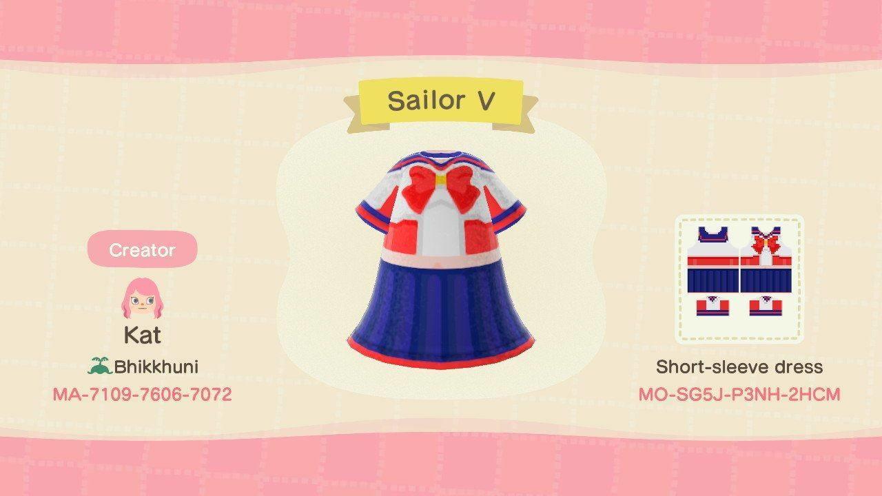 Animal Crossing Design Code: MO-8G5J-P3NH-2HCM Sailor V