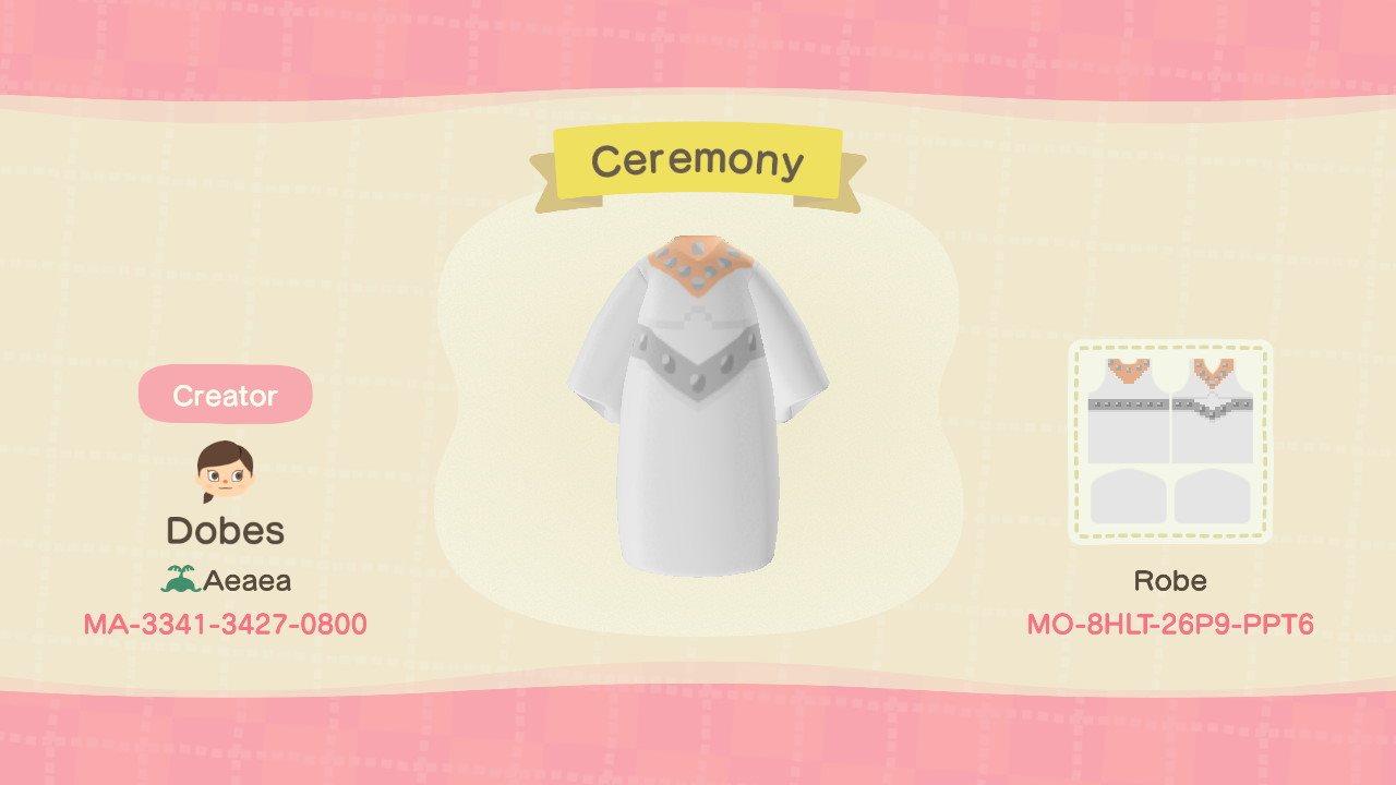 Animal Crossing Design Code: MO-8HLT-26P9-PPT6 Ceremony Leia