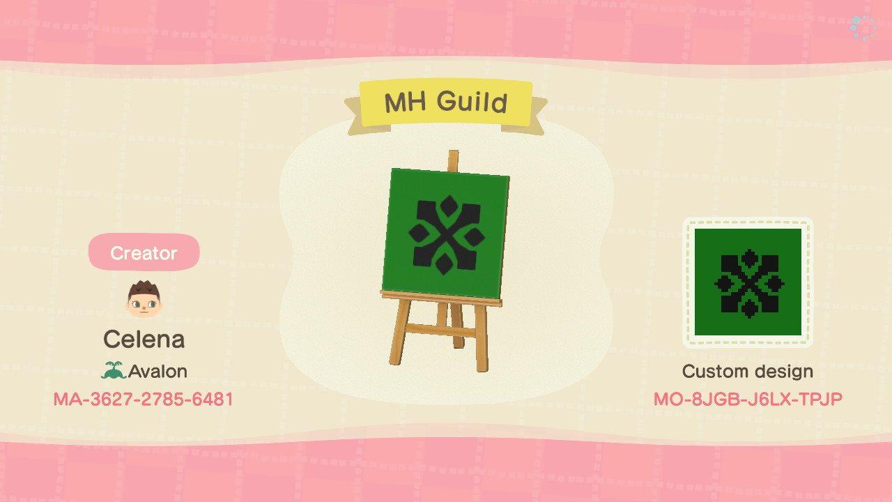 Animal Crossing Design Code: MO-8JGB-J6LX-TPJP MH Guild
