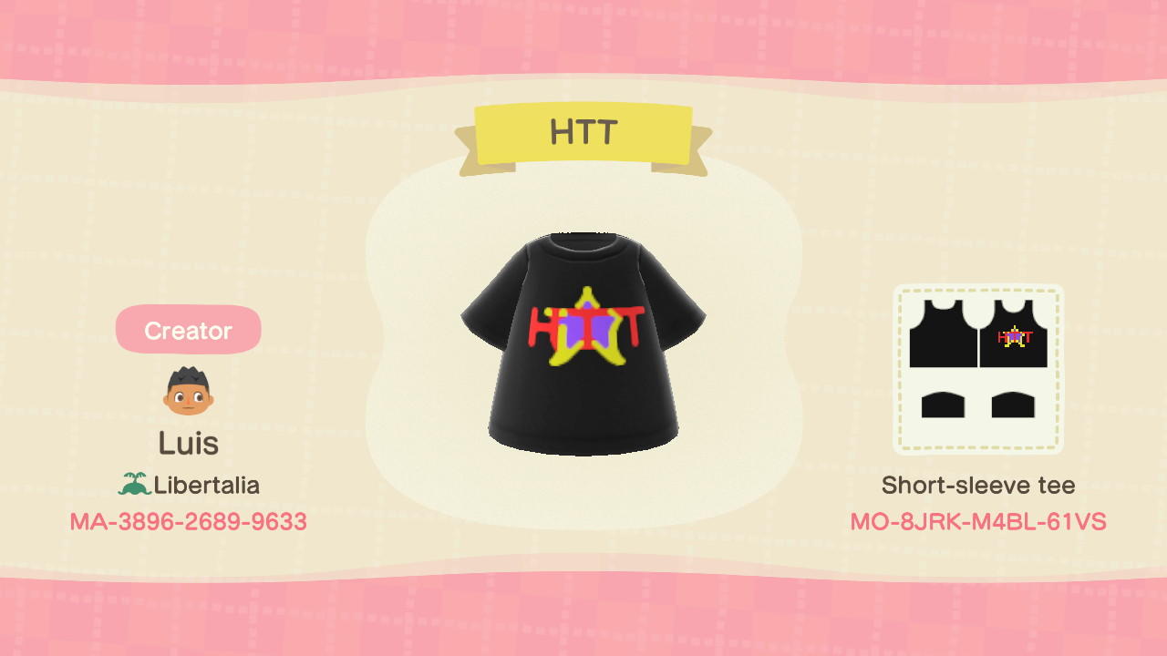 Animal Crossing Design Code: MO-8JRK-M4BL-61VS K-On! HTT