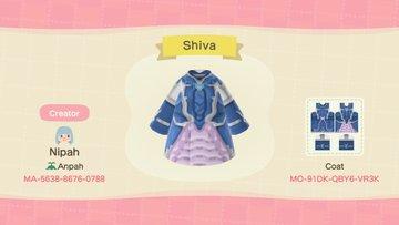 Animal Crossing Design Code: MO-91DK-QBY6-VR3K FFXIV Shiva