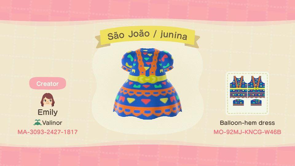 Animal Crossing Design Code: MO-92MJ-KNCG-W46B São João / junina
