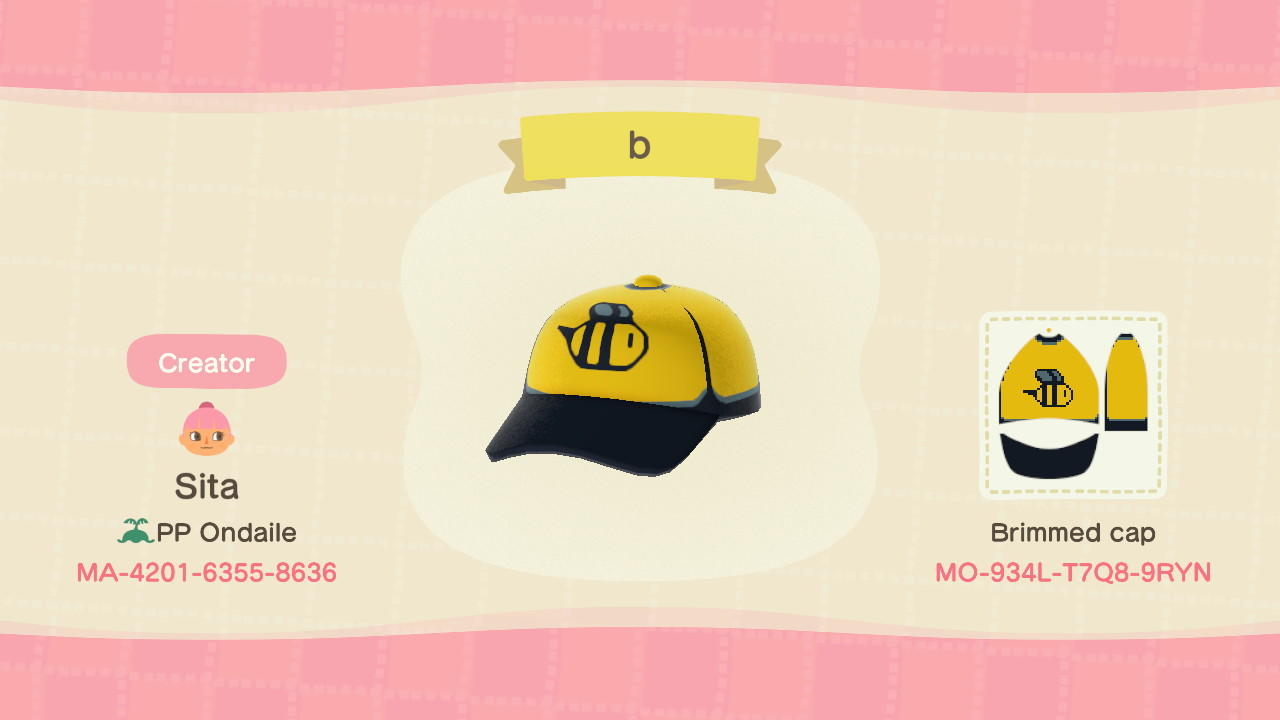 Animal Crossing Design Code: MO-934L-T7Q8-9RYN b