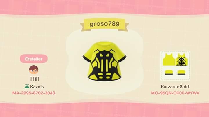 Animal Crossing Design Code: MO-95QN-CP00-WYWV groso789