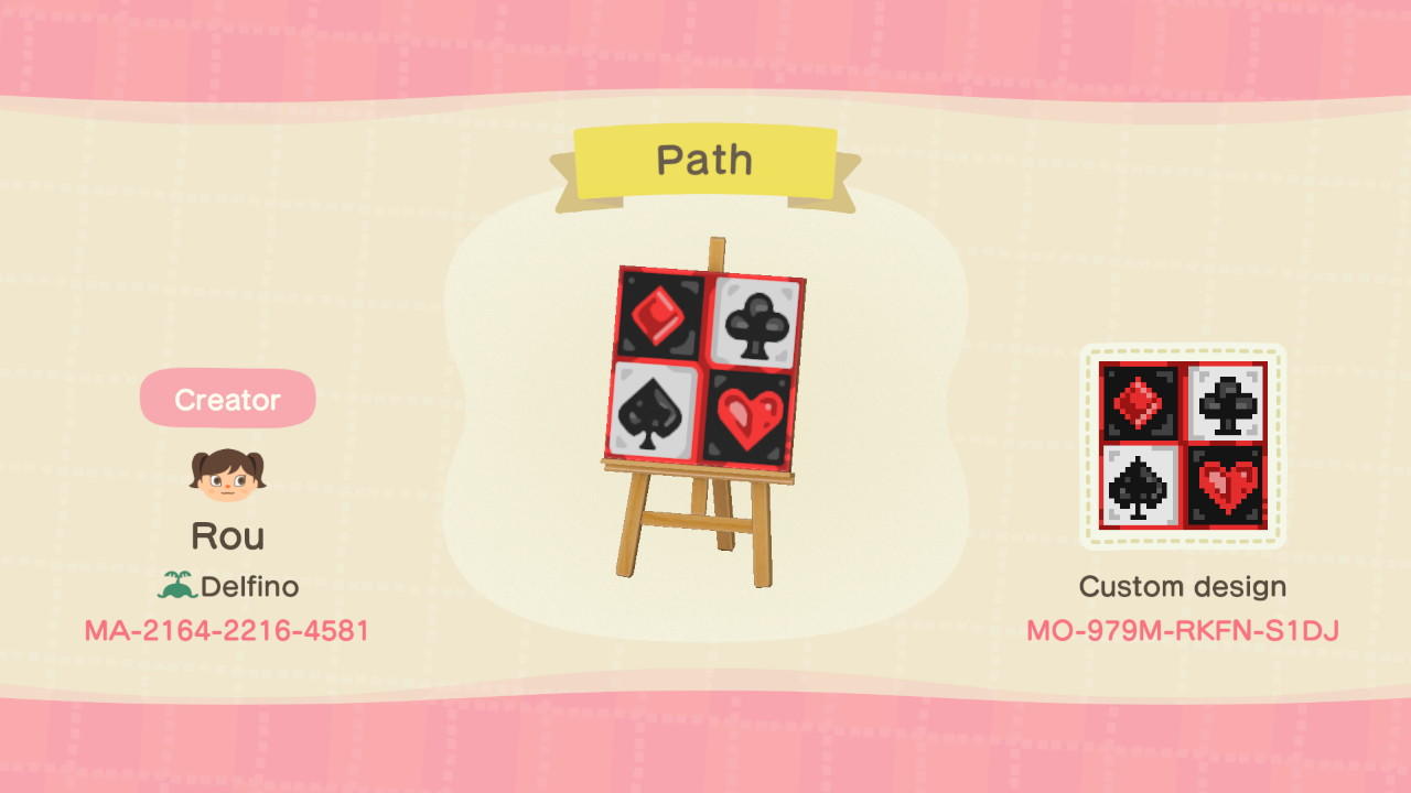 Animal Crossing New Horizons Design ID Codes, ACNH Creator IDs Database