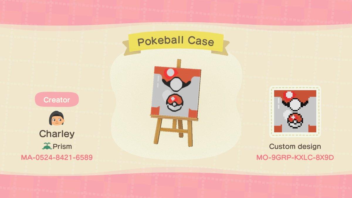 Animal Crossing Design Code: MO-9GRP-KXLC-8X9D Pokeball Phone Case