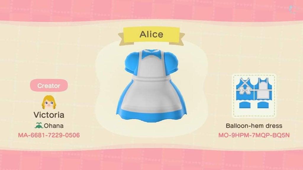 Animal Crossing Design Code: MO-9HPM-7MQP-BQ5N Alice