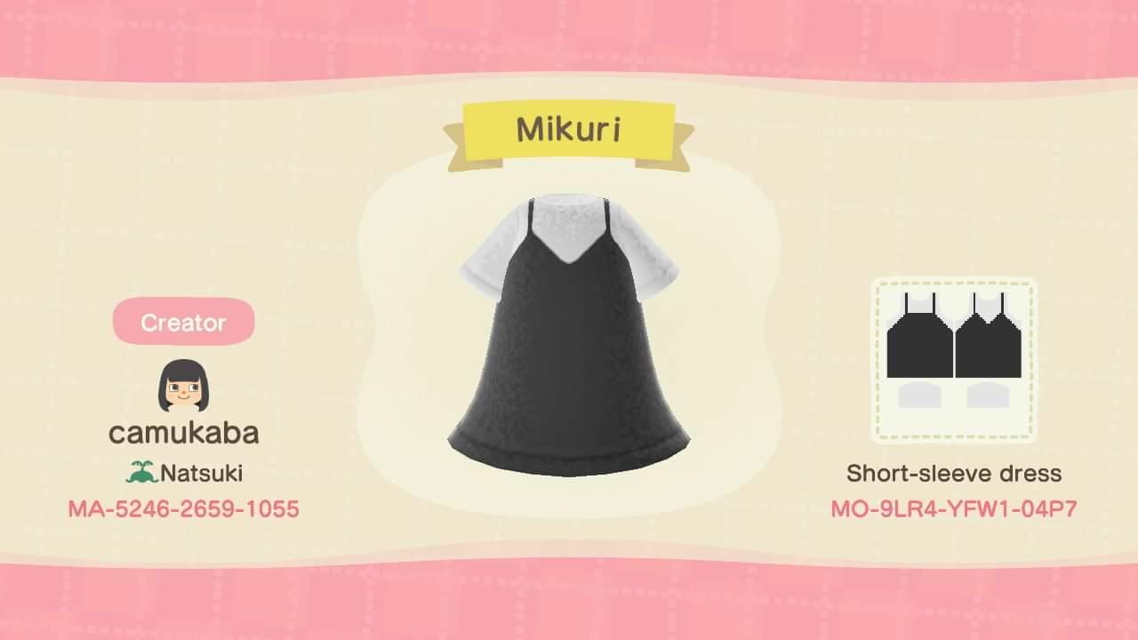 Animal Crossing Design Code: MO-9LR4-YFW1-04P7 Mikuri