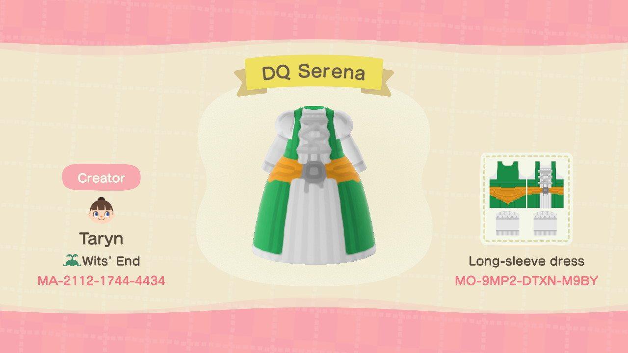 Animal Crossing Design Code: MO-9MP2-DTXN-M9BY DQ Serena