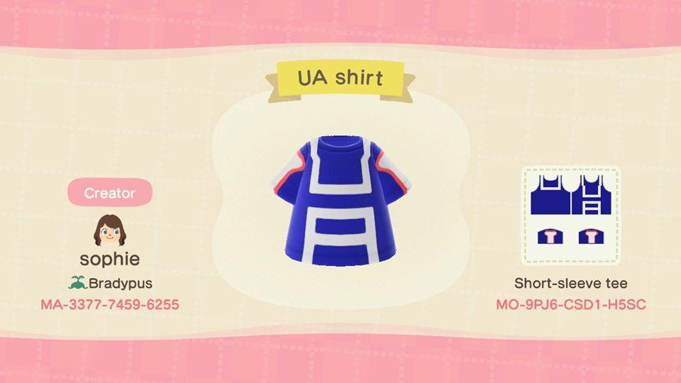 Animal Crossing Design Code: MO-9PJ6-CSD1-H5SC UA shirt