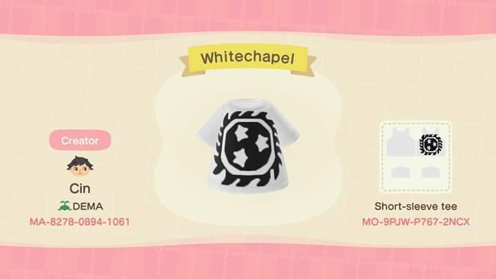 Animal Crossing Design Code: MO-9PJW-P767-2NCX Whitechapel