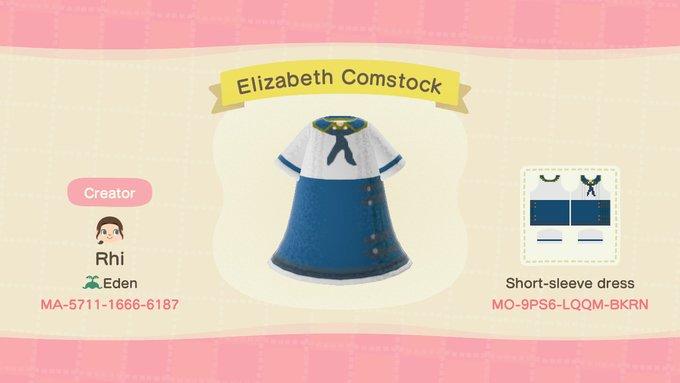 Animal Crossing Design Code: MO-9PS6-LQQM-BKRN Elizabeth Comstock