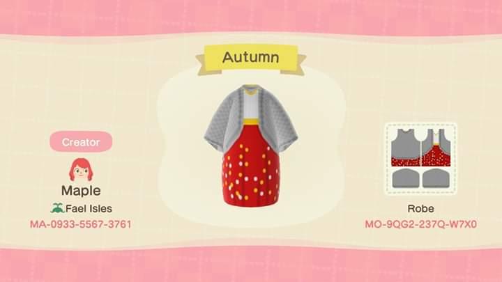Animal Crossing Design Code: MO-9QG2-237Q-W7X0 Autumn