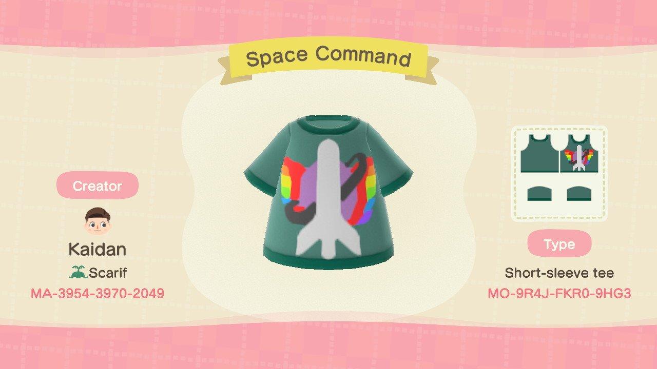 Animal Crossing Design Code: MO-9R4J-FKR0-9HG3 Space Command
