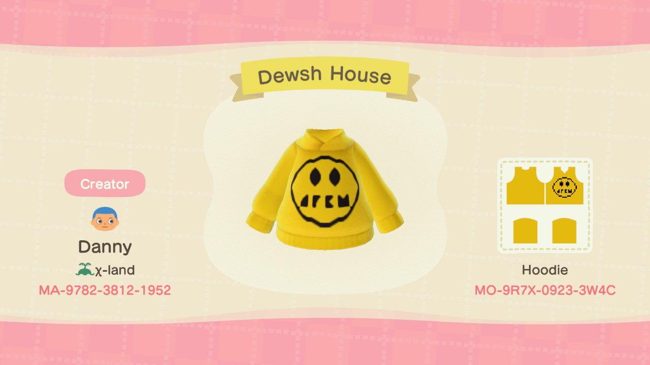 Animal Crossing Design Code: MO-9R7X-0923-3W4C Dewsh House