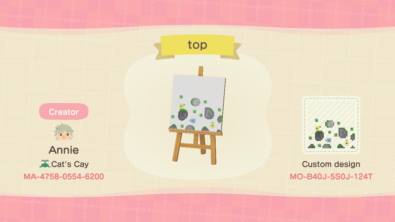 Animal Crossing Design Code: MO-B40J-5S0J-124T top